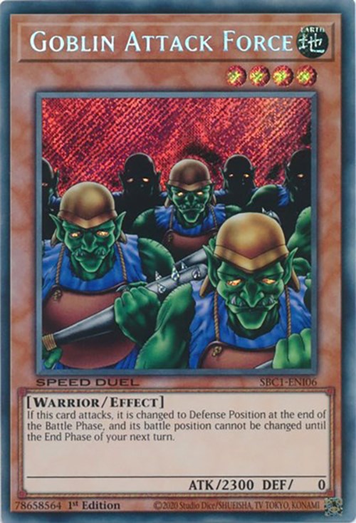 Goblin Attack Force [SBC1-ENI06] Secret Rare | Exor Games Bridgewater