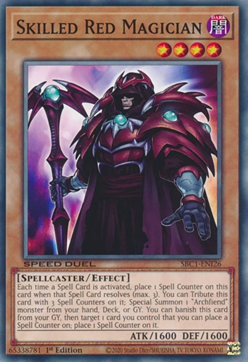 Skilled Red Magician [SBC1-ENI26] Common | Exor Games Bridgewater