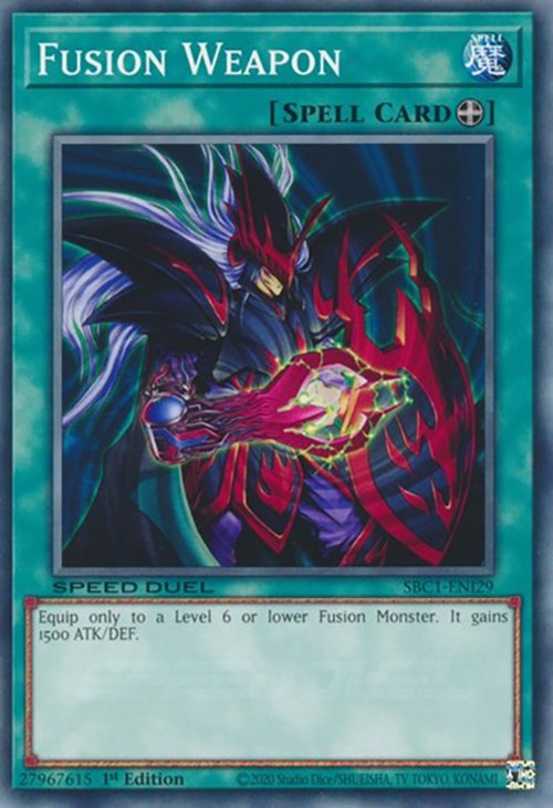 Fusion Weapon [SBC1-ENI29] Common | Exor Games Bridgewater
