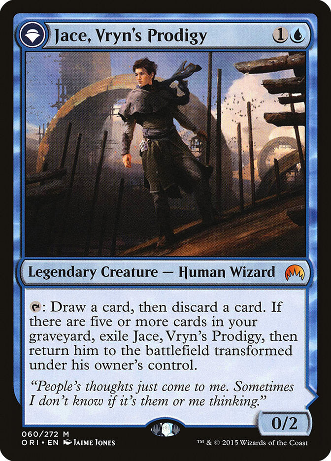 Jace, Vryn's Prodigy // Jace, Telepath Unbound [Magic Origins] | Exor Games Bridgewater