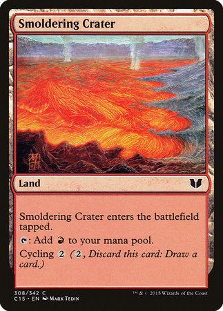 Smoldering Crater [Commander 2015] | Exor Games Bridgewater