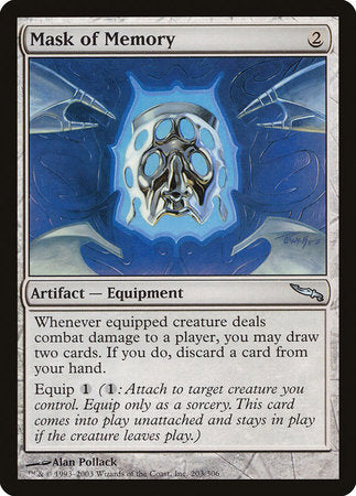 Mask of Memory [Mirrodin] | Exor Games Bridgewater