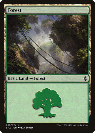 Forest (271) [Battle for Zendikar] | Exor Games Bridgewater