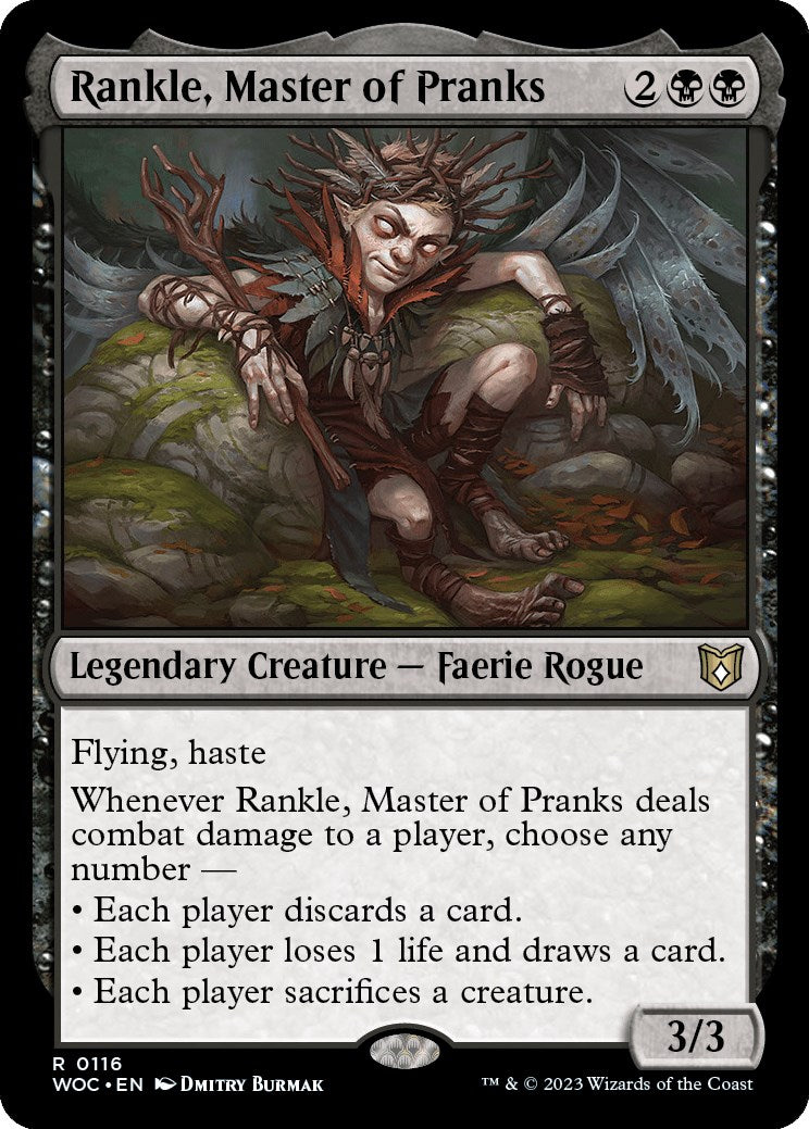 Rankle, Master of Pranks [Wilds of Eldraine Commander] | Exor Games Bridgewater