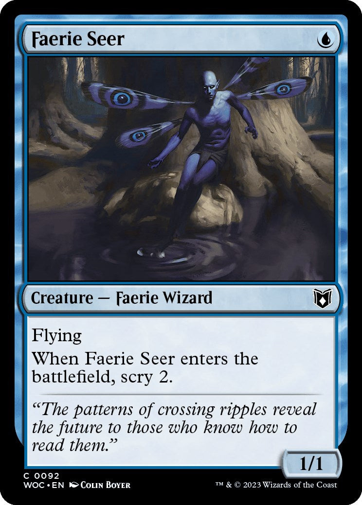 Faerie Seer [Wilds of Eldraine Commander] | Exor Games Bridgewater