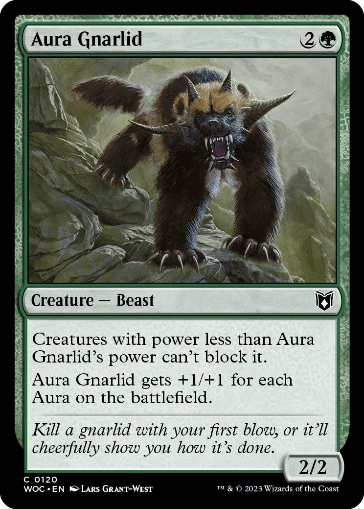 Aura Gnarlid [Wilds of Eldraine Commander] | Exor Games Bridgewater