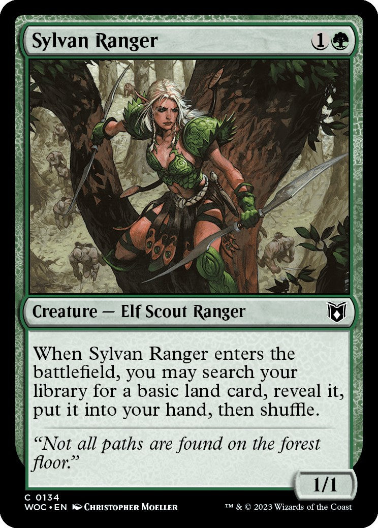 Sylvan Ranger [Wilds of Eldraine Commander] | Exor Games Bridgewater