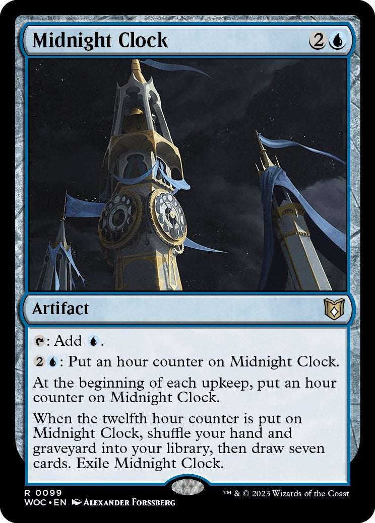 Midnight Clock [Wilds of Eldraine Commander] | Exor Games Bridgewater