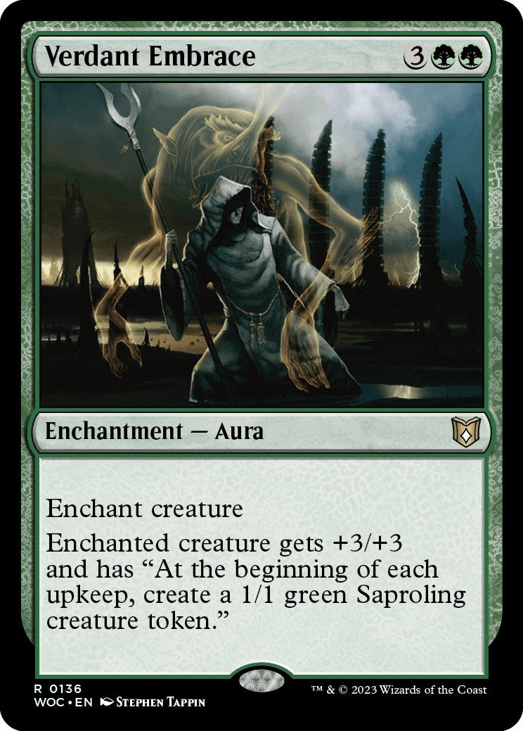 Verdant Embrace [Wilds of Eldraine Commander] | Exor Games Bridgewater