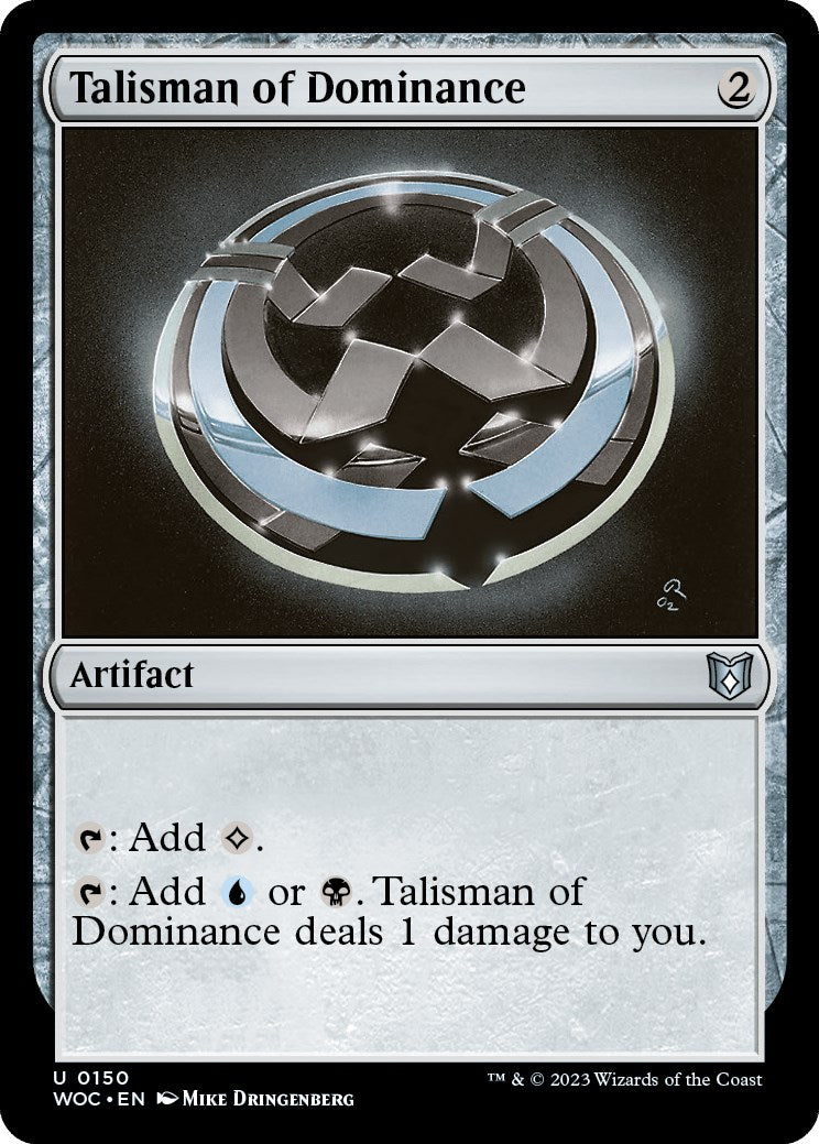 Talisman of Dominance [Wilds of Eldraine Commander] | Exor Games Bridgewater