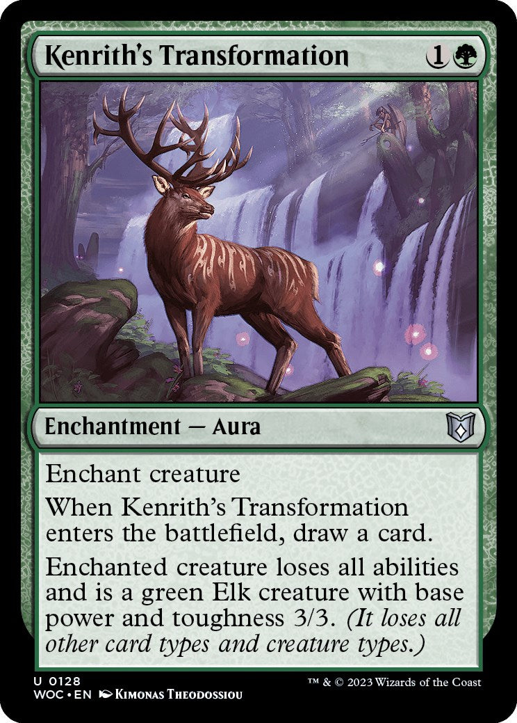 Kenrith's Transformation [Wilds of Eldraine Commander] | Exor Games Bridgewater