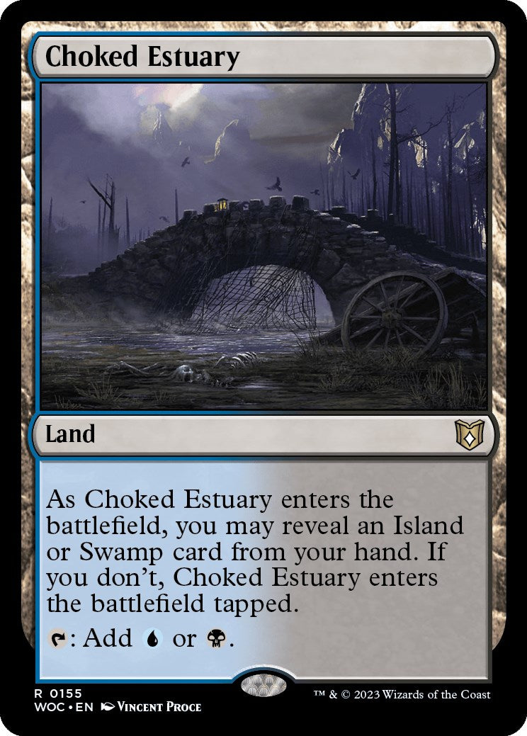 Choked Estuary [Wilds of Eldraine Commander] | Exor Games Bridgewater