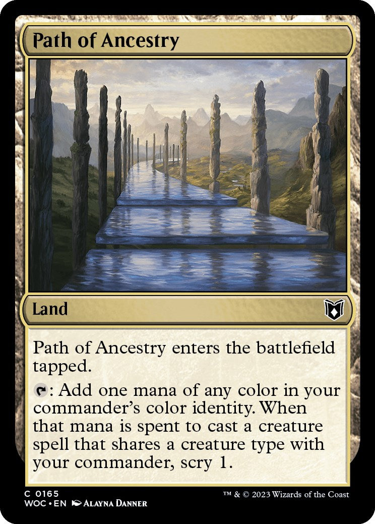 Path of Ancestry [Wilds of Eldraine Commander] | Exor Games Bridgewater