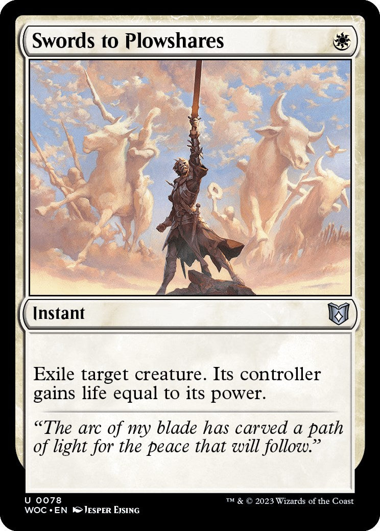 Swords to Plowshares [Wilds of Eldraine Commander] | Exor Games Bridgewater