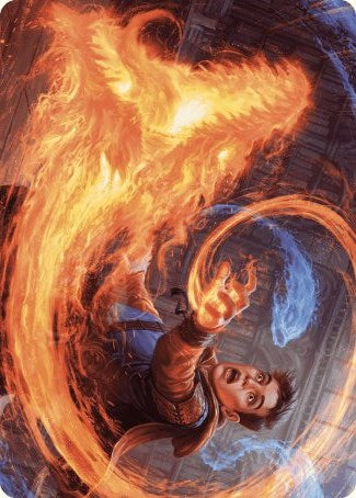 Frantic Firebolt Art Card [Wilds of Eldraine Art Series] | Exor Games Bridgewater