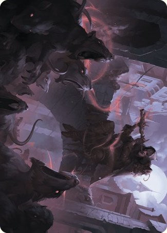 Gnawing Crescendo Art Card [Wilds of Eldraine Art Series] | Exor Games Bridgewater