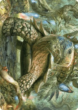 Blossoming Tortoise Art Card [Wilds of Eldraine Art Series] | Exor Games Bridgewater