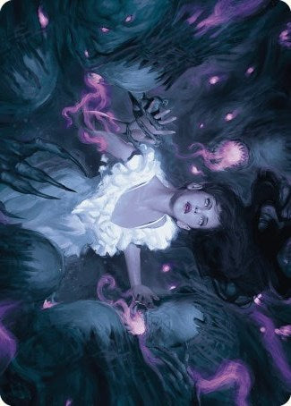 Neva, Stalked by Nightmares Art Card [Wilds of Eldraine Art Series] | Exor Games Bridgewater