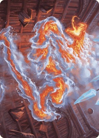 Scalding Viper Art Card [Wilds of Eldraine Art Series] | Exor Games Bridgewater