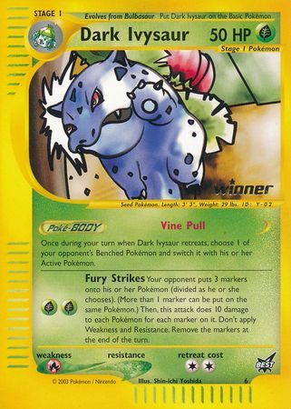 Dark Ivysaur (6) (Winner) [Best of Promos] | Exor Games Bridgewater