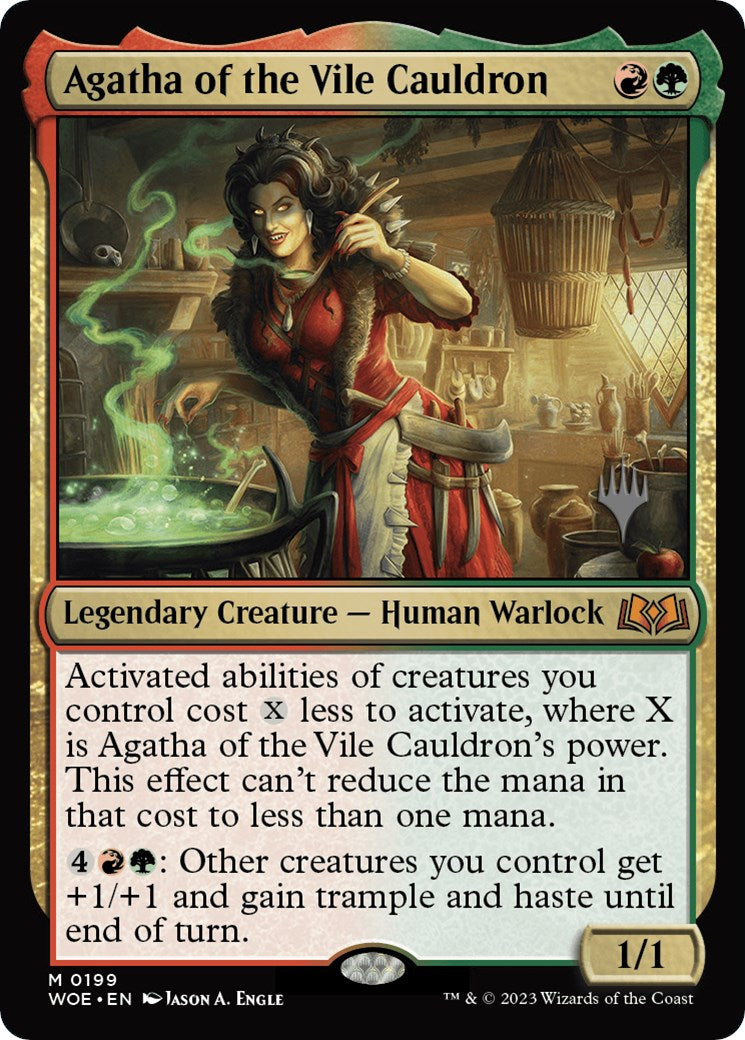 Agatha of the Vile Cauldron (Promo Pack) [Wilds of Eldraine Promos] | Exor Games Bridgewater