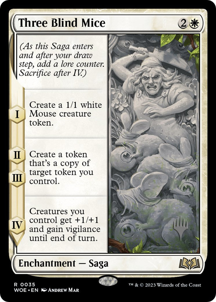 Three Blind Mice (Promo Pack) [Wilds of Eldraine Promos] | Exor Games Bridgewater