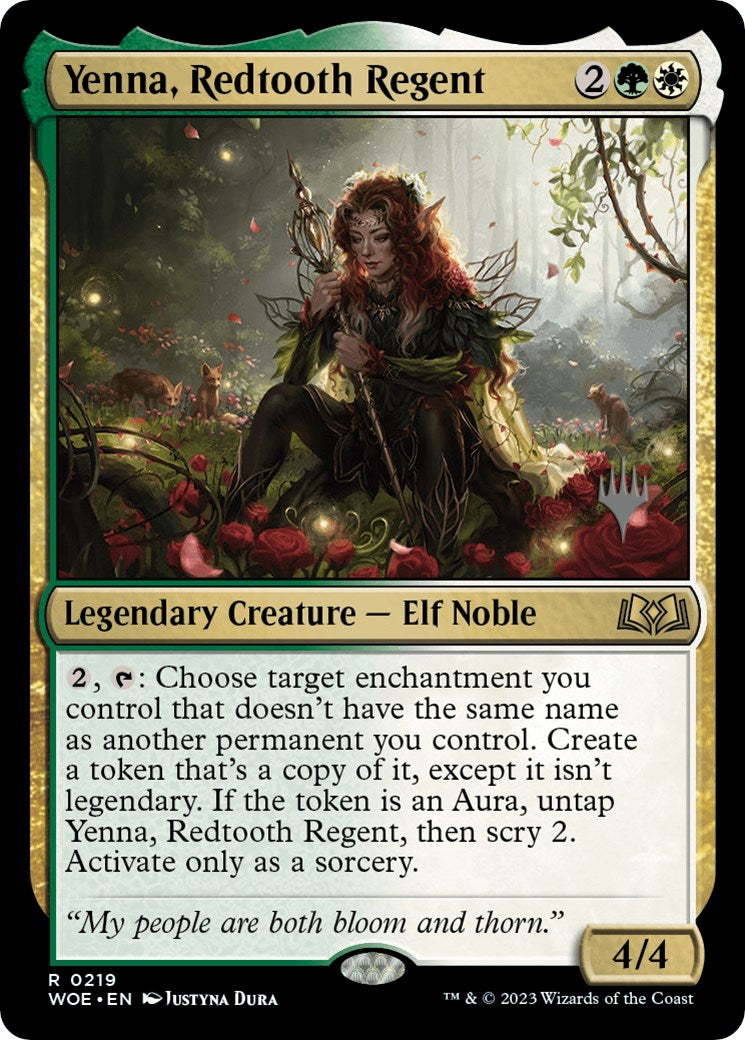 Yenna, Redtooth Regent (Promo Pack) [Wilds of Eldraine Promos] | Exor Games Bridgewater