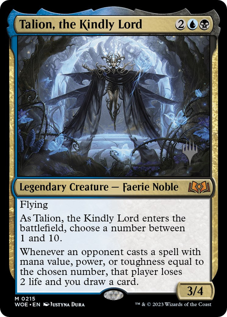 Talion, the Kindly Lord (Promo Pack) [Wilds of Eldraine Promos] | Exor Games Bridgewater