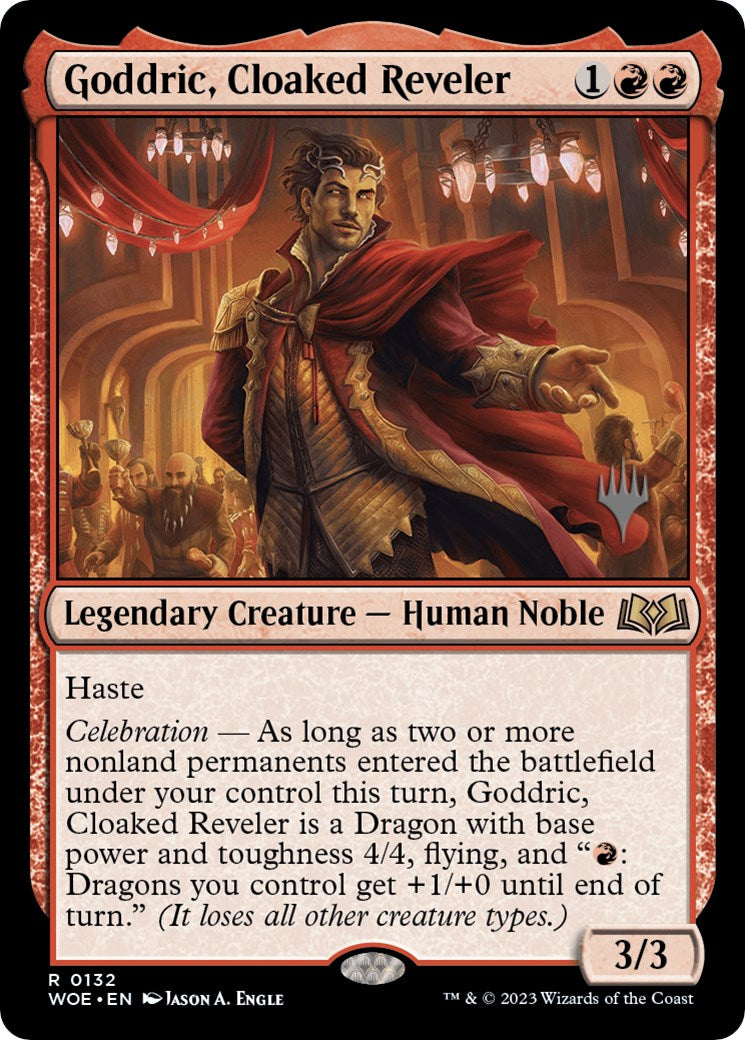 Goddric, Cloaked Reveler (Promo Pack) [Wilds of Eldraine Promos] | Exor Games Bridgewater