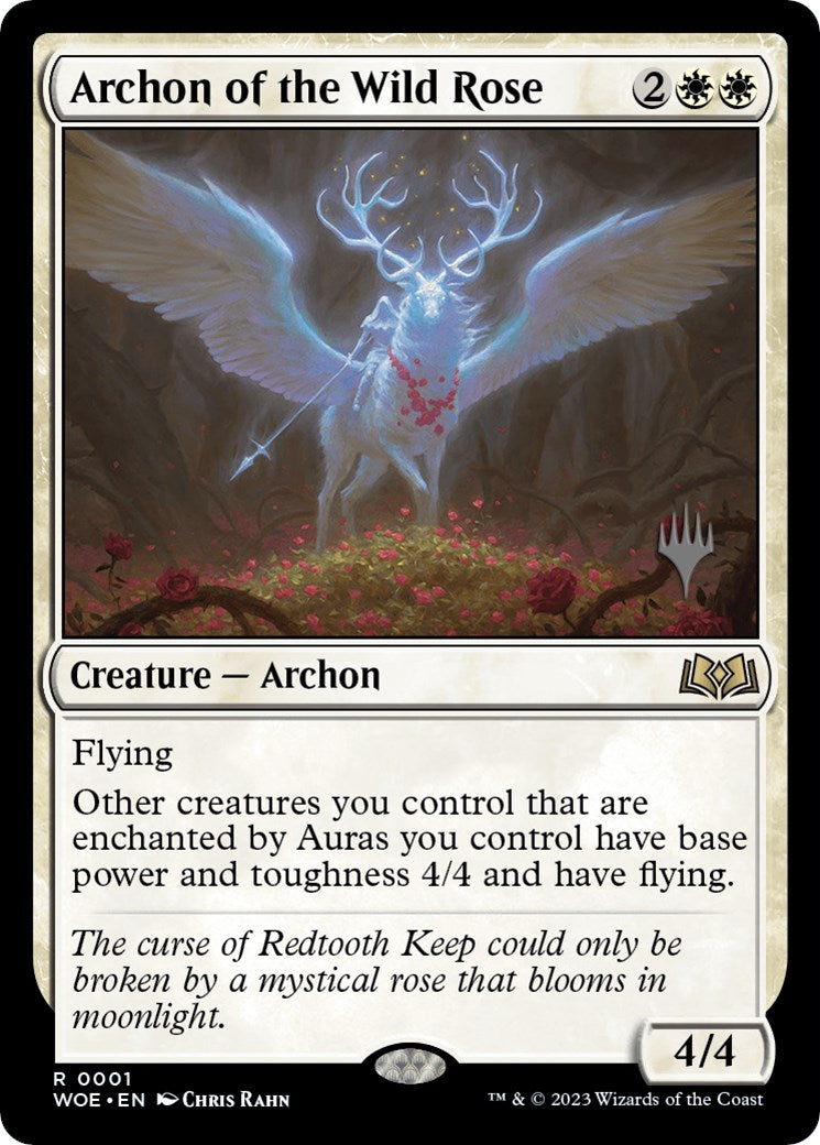 Archon of the Wild Rose (Promo Pack) [Wilds of Eldraine Promos] | Exor Games Bridgewater