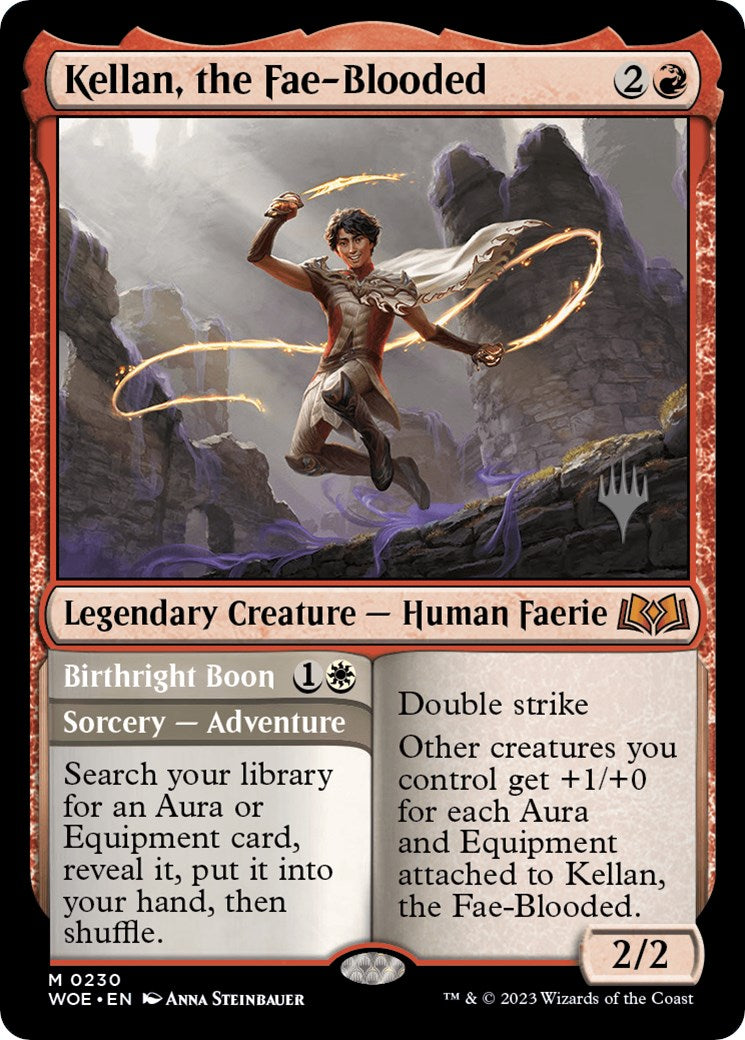 Kellan, the Fae-Blooded (Promo Pack) [Wilds of Eldraine Promos] | Exor Games Bridgewater