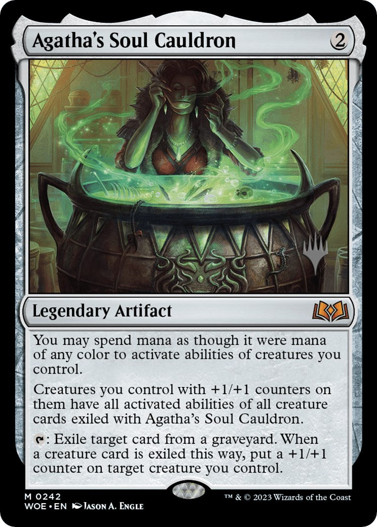 Agatha's Soul Cauldron (Promo Pack) [Wilds of Eldraine Promos] | Exor Games Bridgewater