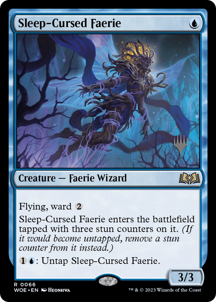 Sleep-Cursed Faerie (Promo Pack) [Wilds of Eldraine Promos] | Exor Games Bridgewater