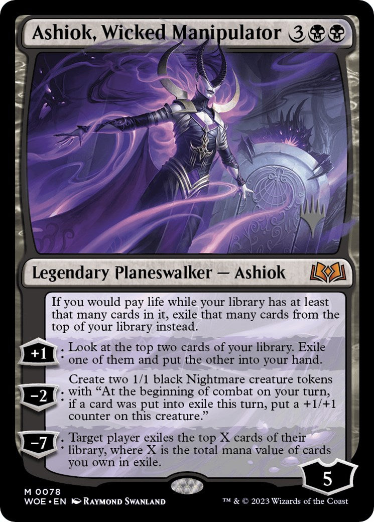 Ashiok, Wicked Manipulator (Promo Pack) [Wilds of Eldraine Promos] | Exor Games Bridgewater