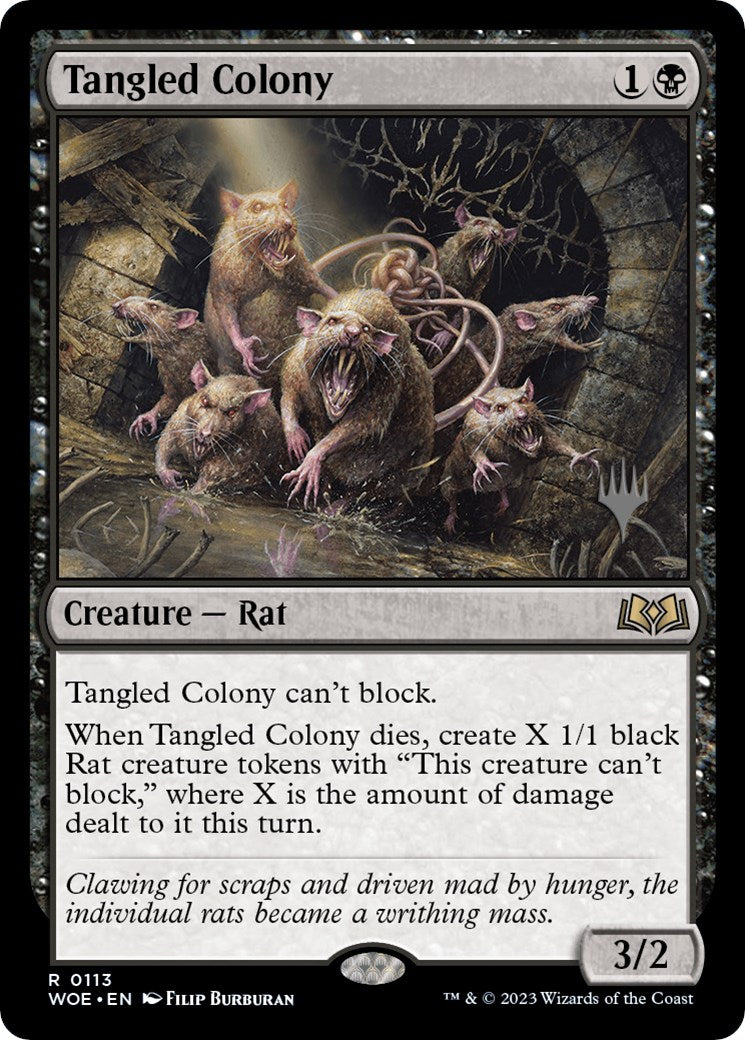 Tangled Colony (Promo Pack) [Wilds of Eldraine Promos] | Exor Games Bridgewater