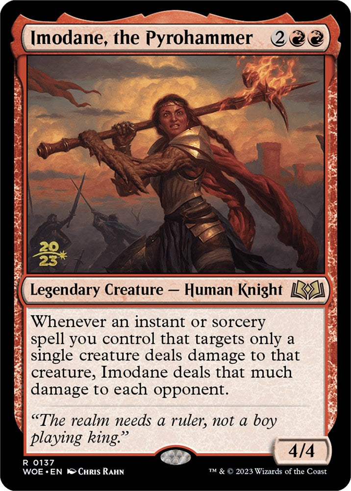 Imodane, the Pyrohammer [Wilds of Eldraine Prerelease Promos] | Exor Games Bridgewater