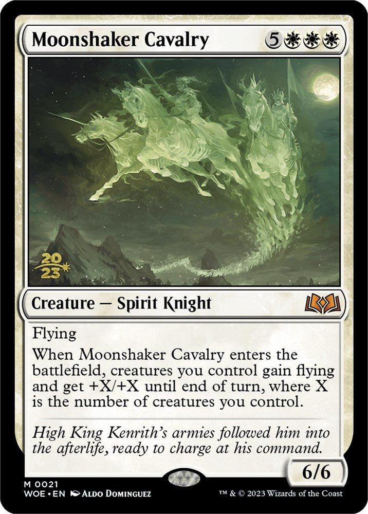 Moonshaker Cavalry [Wilds of Eldraine Prerelease Promos] | Exor Games Bridgewater