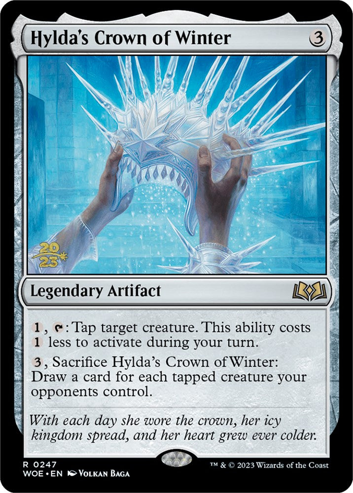 Hylda's Crown of Winter [Wilds of Eldraine Prerelease Promos] | Exor Games Bridgewater