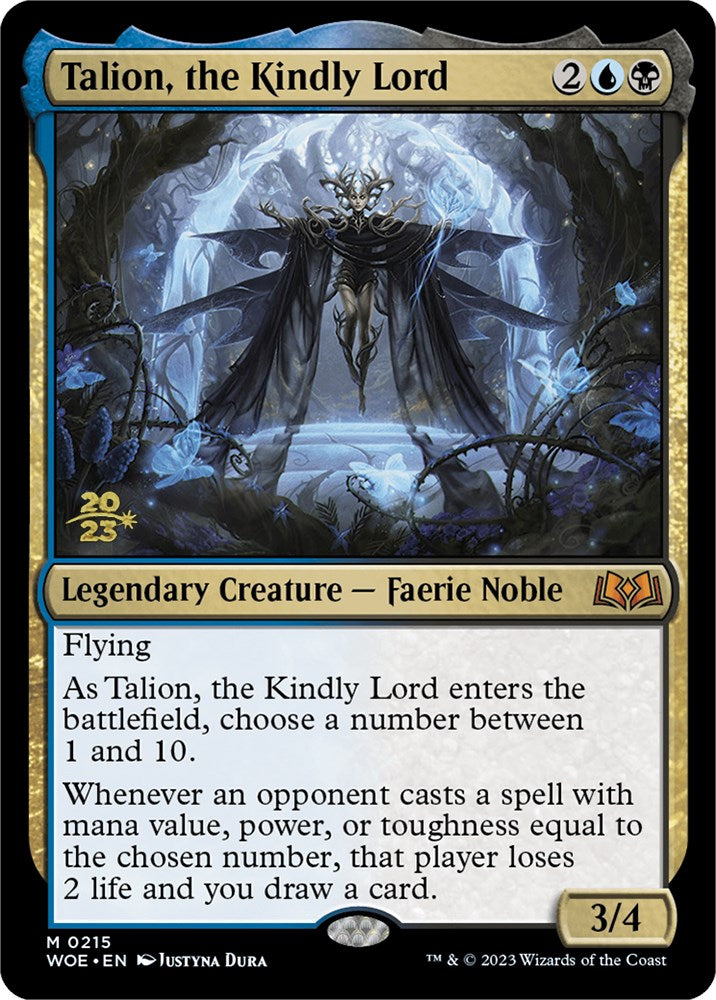 Talion, the Kindly Lord [Wilds of Eldraine Prerelease Promos] | Exor Games Bridgewater