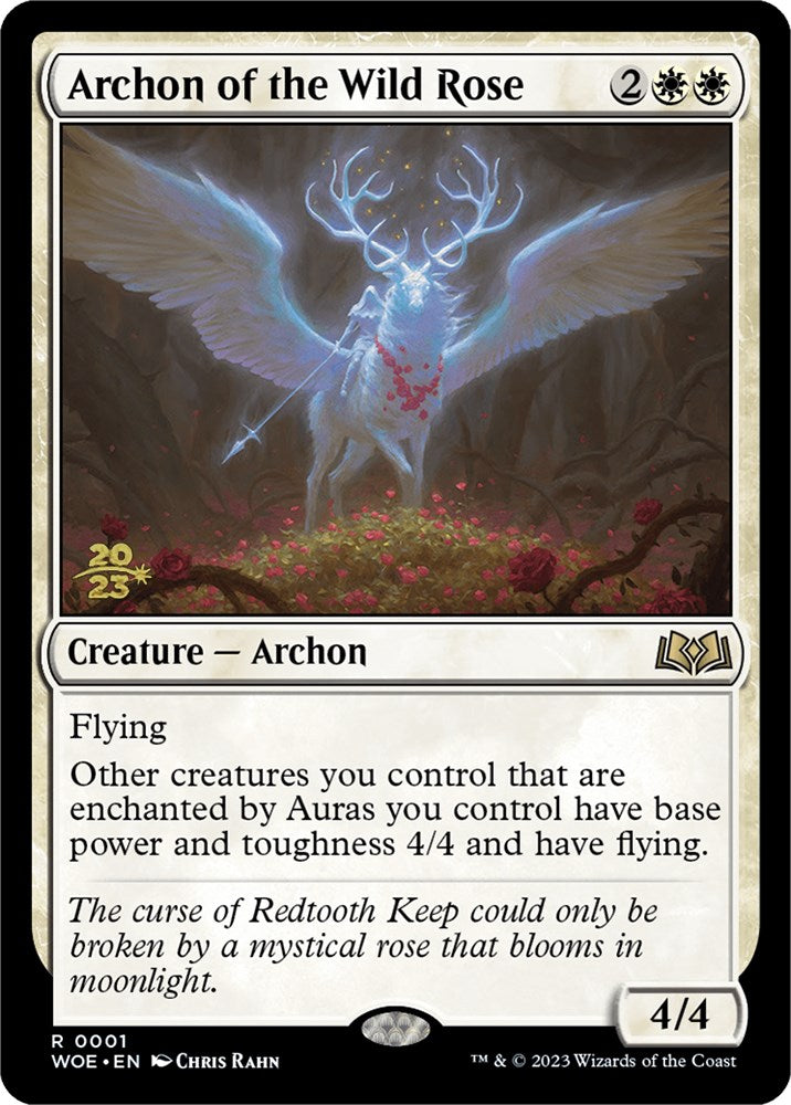 Archon of the Wild Rose [Wilds of Eldraine Prerelease Promos] | Exor Games Bridgewater