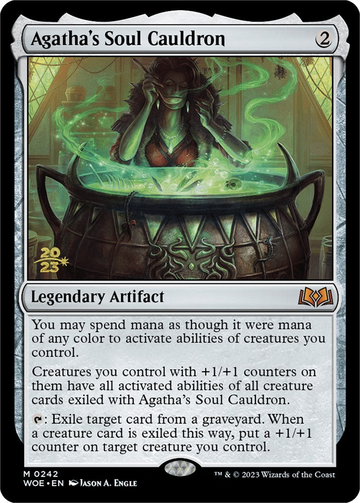 Agatha's Soul Cauldron [Wilds of Eldraine Prerelease Promos] | Exor Games Bridgewater