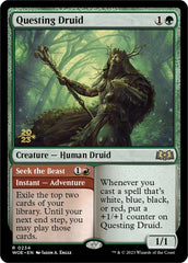 Questing Druid // Seek the Beast [Wilds of Eldraine Prerelease Promos] | Exor Games Bridgewater