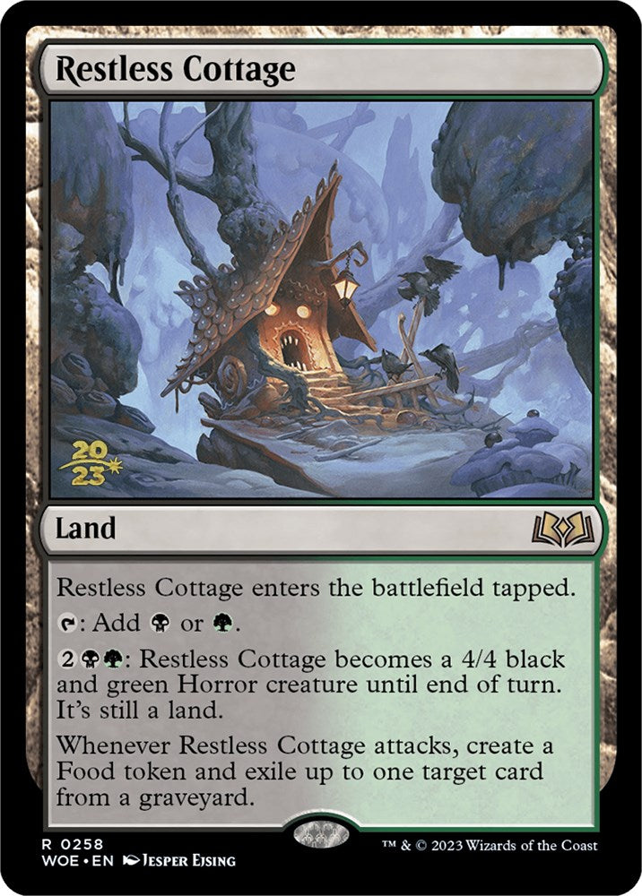 Restless Cottage [Wilds of Eldraine Prerelease Promos] | Exor Games Bridgewater