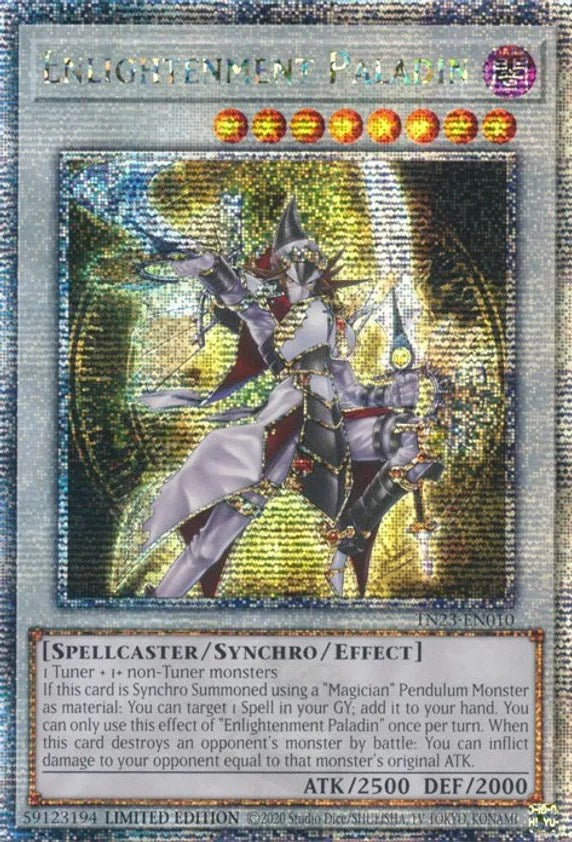 Enlightenment Paladin [TN23-EN010] Quarter Century Secret Rare | Exor Games Bridgewater