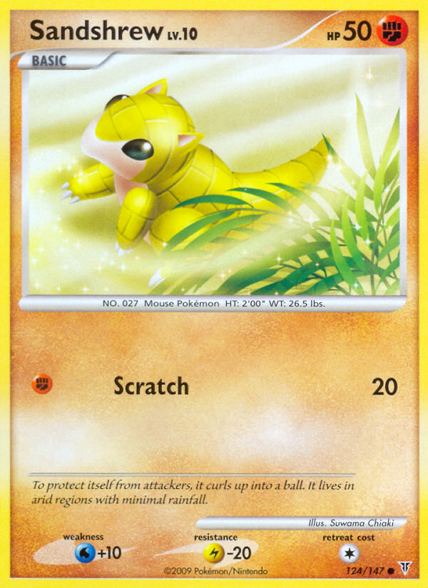 Sandshrew (124/147) [Platinum: Supreme Victors] | Exor Games Bridgewater