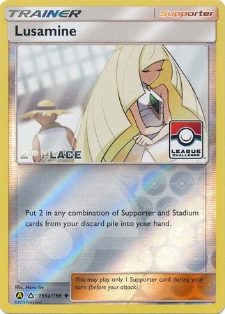 Lusamine (153a/156) (League Challenge Alt Art 2nd Place) [Sun & Moon: Ultra Prism] | Exor Games Bridgewater