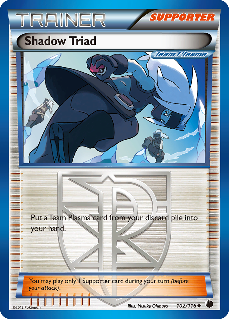 Shadow Triad (102/116) [Black & White: Plasma Freeze] | Exor Games Bridgewater