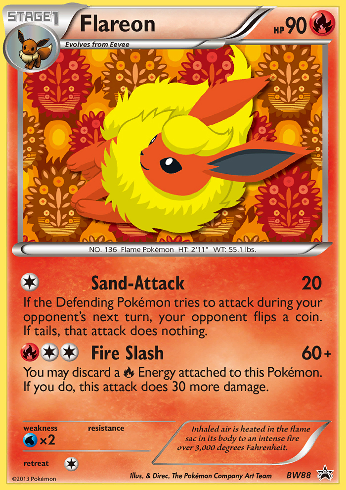 Flareon (BW88) [Black & White: Black Star Promos] | Exor Games Bridgewater