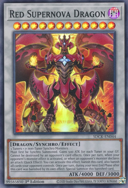 Red Supernova Dragon [SDCK-EN044] Super Rare | Exor Games Bridgewater