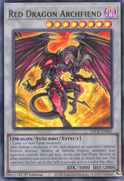 Red Dragon Archfiend [SDCK-EN045] Ultra Rare | Exor Games Bridgewater